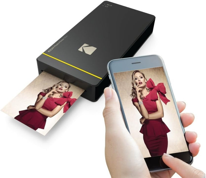 Kodak Mini-Mobil W-LAN & NFC 4.7 x 7,5 cm Fotodrucker mit fortgeschrittener Sublimations-Tintendruck