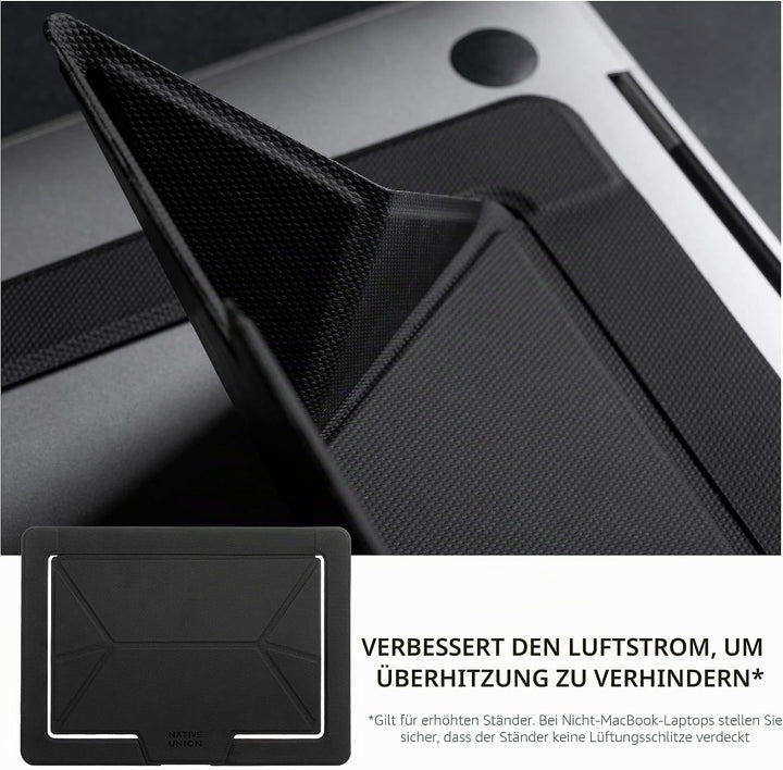 Native Union Rise Laptop Ständer – Ultra-schlanker, tragbarer, Faltbarer Laptop-Ständer - Ergonomisc