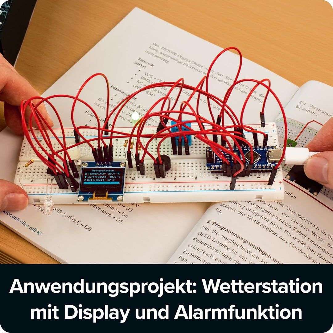 FRANZIS 67236 - Mach's einfach - Maker Kit Programmieren Lernen mit KI