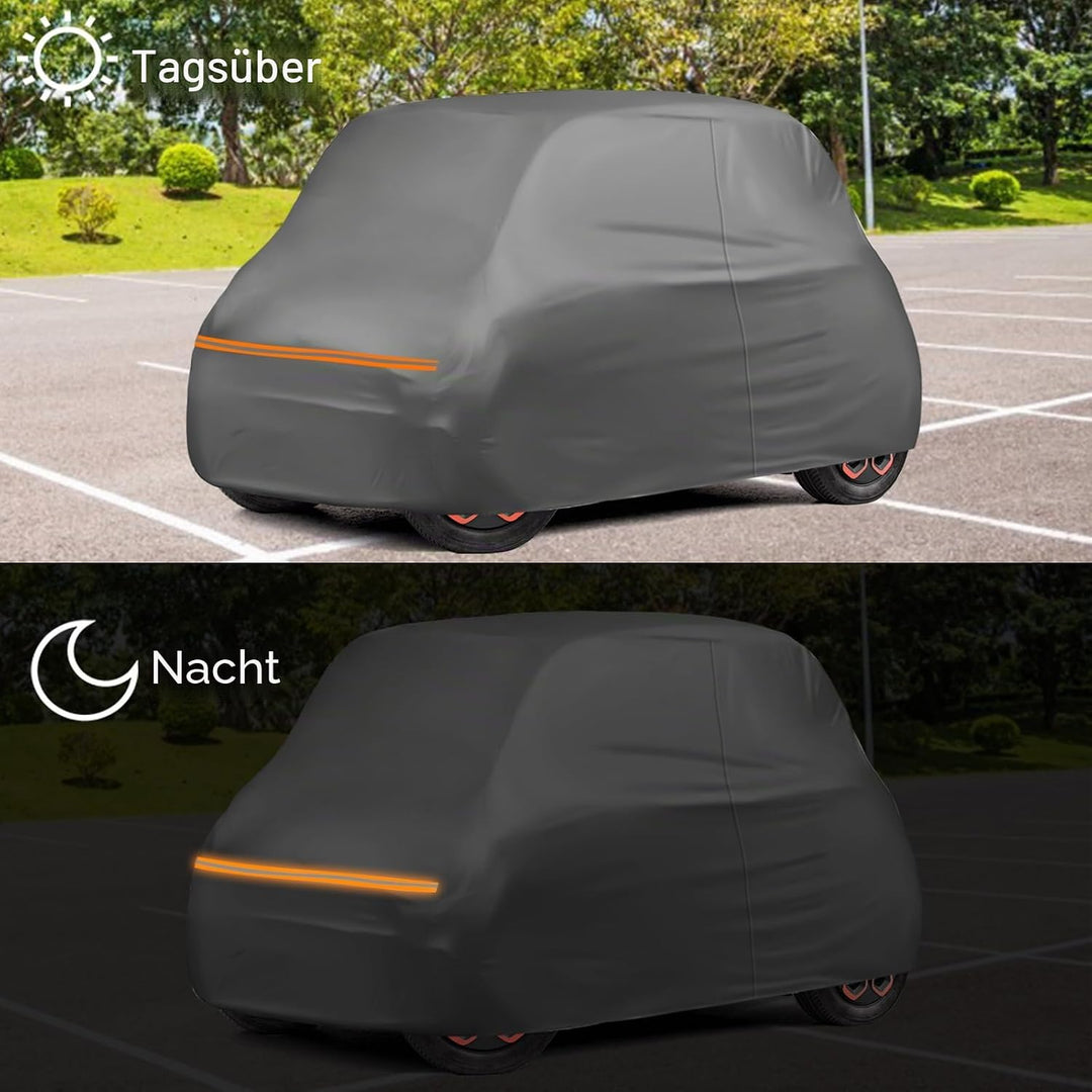 Autoabdeckung Ersatz für Citroen Ami/FIAT Topolino 2020-2024, Grau | Vollgarage Autogarage Wasserdic
