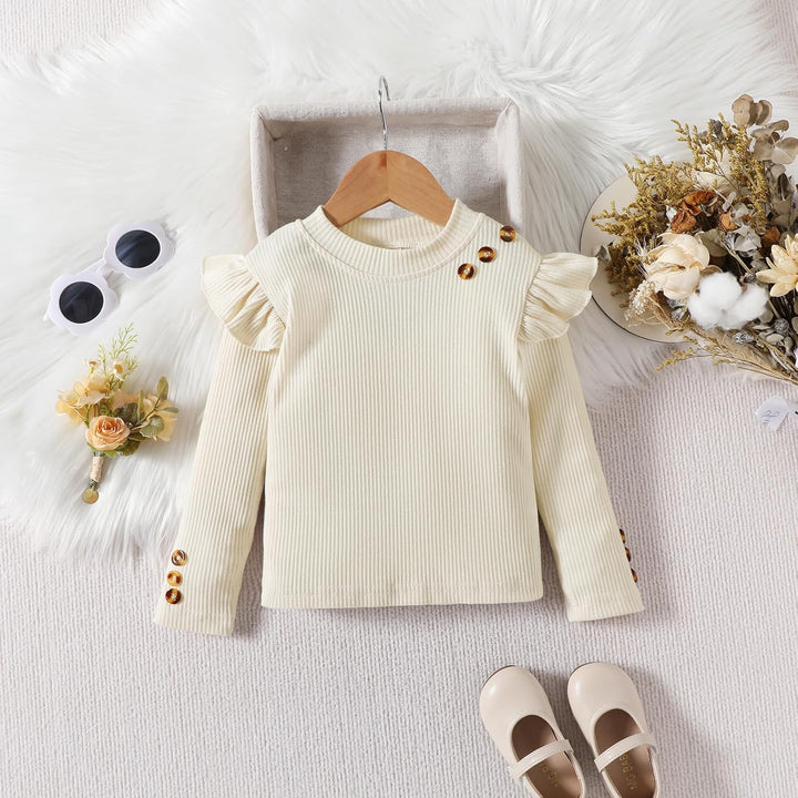 Miipat Kleinkind Mädchen Kleidung Set Mädchen Outfits Set Lange Ärmel Pullover Tops mit Mini Rock Se