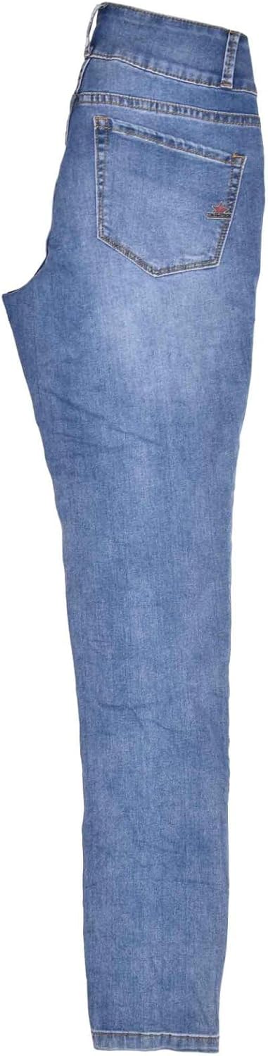 Buena Vista Damen Jeans Tummyless Stretch Denim (as3, Alpha, x_s, Regular, Regular, Light Stone)