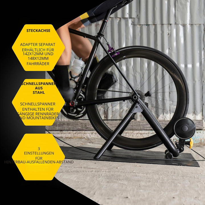 Saris Magnetischer und Magnetischer Plus Indoor Fahrradtrainer, Magnetischer Widerstand, Kompatibel