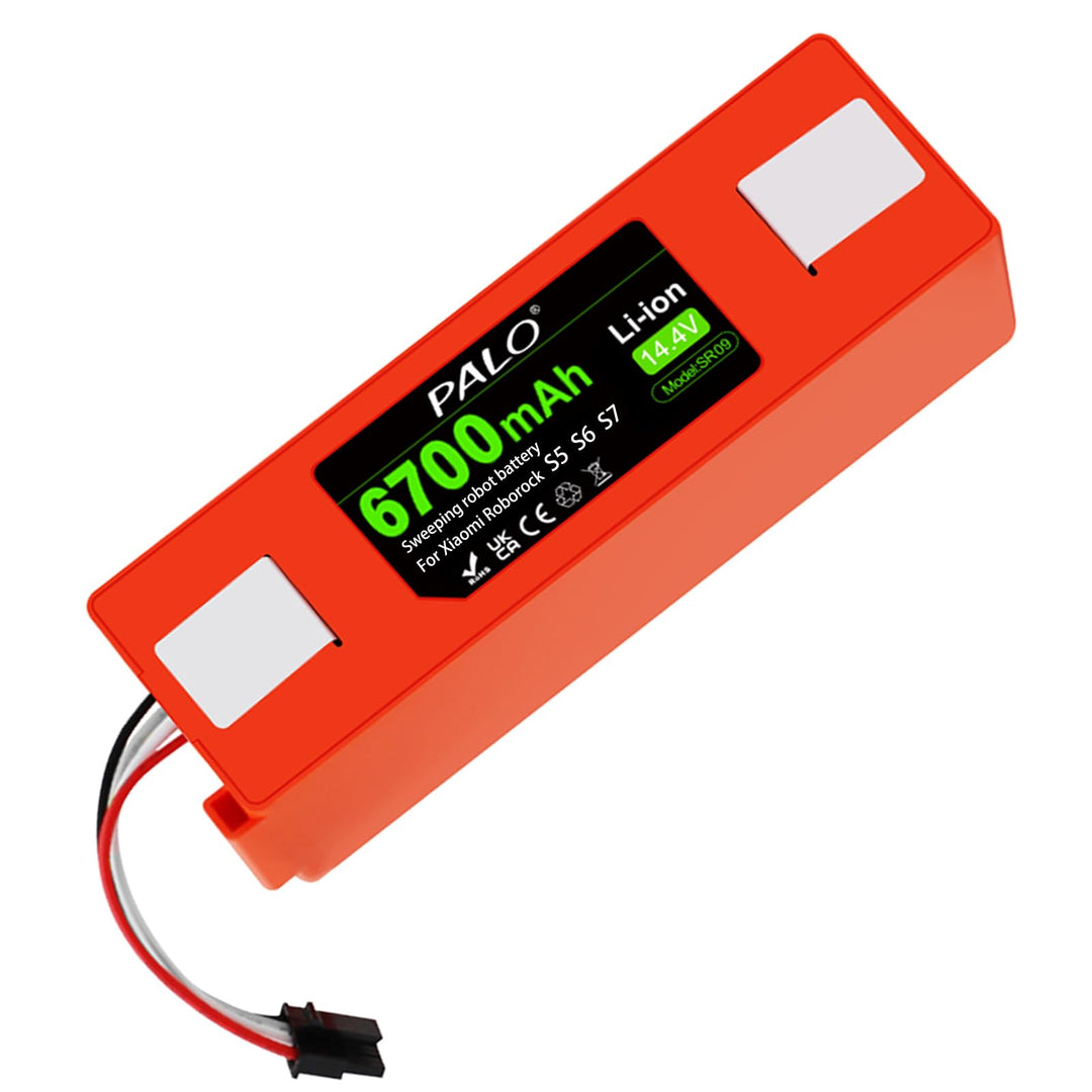 6700mAh Akku für Xiaomi Roborock S5, S5 Max, S50, S6, S6 MaxV, S7, Q7 Max V Ultra Pure, Brr-2p4s-520