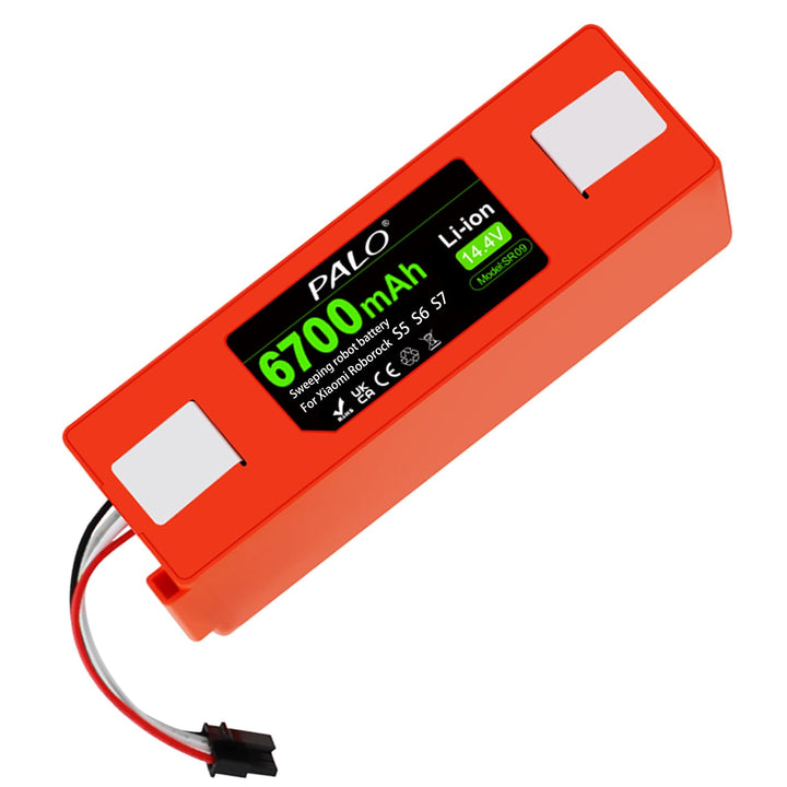 6700mAh Akku für Xiaomi Roborock S5, S5 Max, S50, S6, S6 MaxV, S7, Q7 Max V Ultra Pure, Brr-2p4s-520