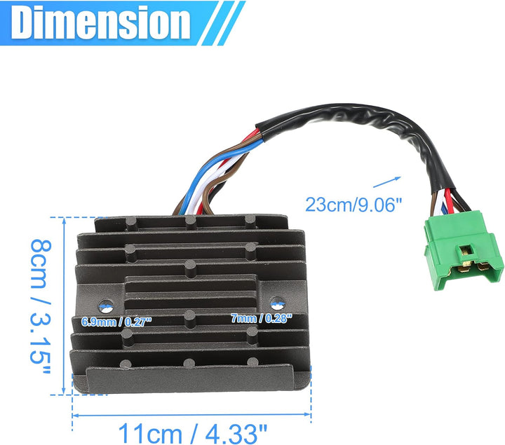 X AUTOHAUX 1 Stück Legierung Spannungsregler Gleichrichter 31750-Z2E-803 31750Z2E803