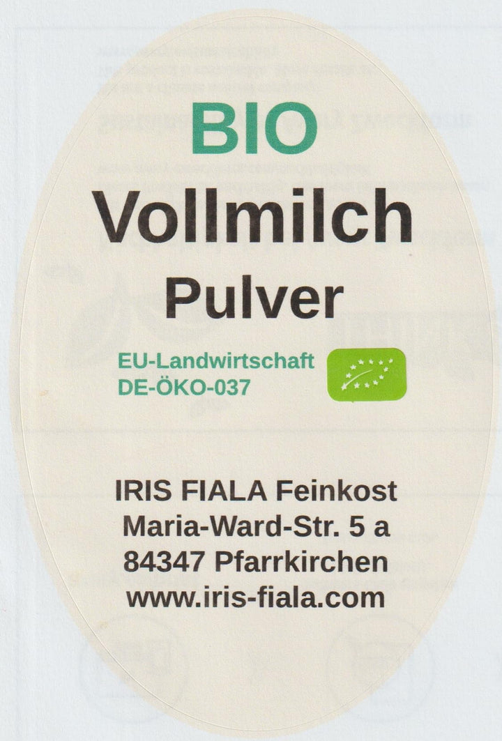 2 kg +++ Bio Vollmilch Pulver +++ aus Weidemilch von Bioland Höfen im Schwarzwald +++ EUR 17,95/kg