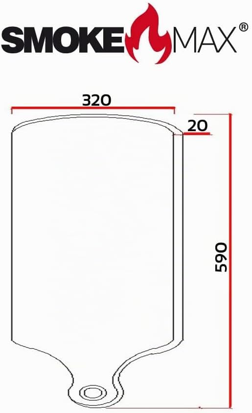 smokemax® L Plate Servierbrett (ca. 59x33x2cm), Schneidebrett, Designbrett aus natürlichen Bambushol