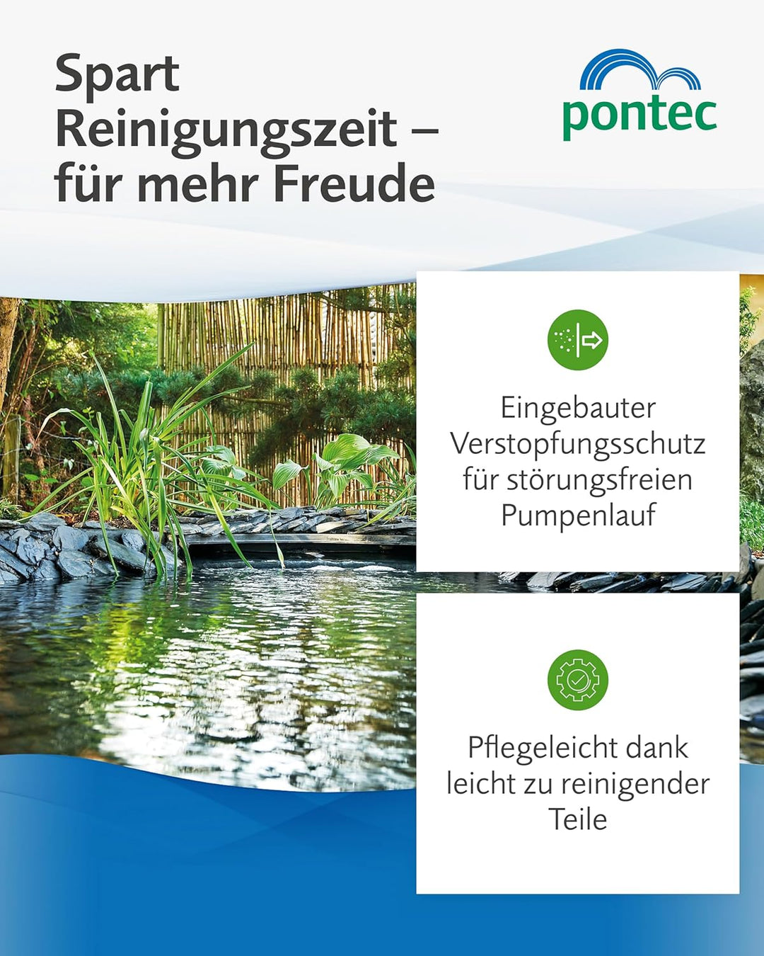 Pontec 57516 PondoAir Set 900 - Komplettset zur Teichbelüftung, Sauerstoffversorgung, Sauerstoffanre