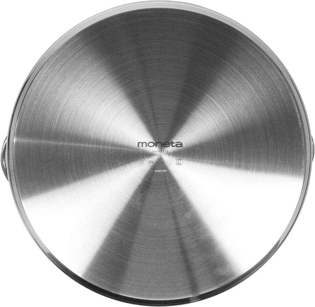 Moneta Allegro Kochtopf 24 cm aus Edelstahl für alle Herdarten 7,5 Liter