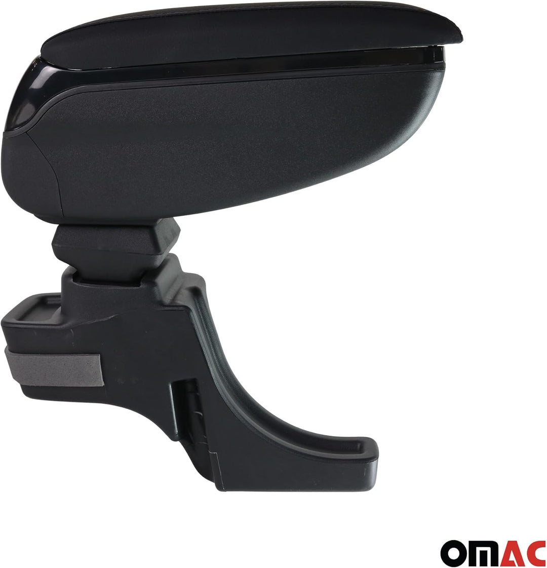OMAC Armlehne Mittelarmlehne kompatibel mit Ford Transit Courier 2014-2024 PU-Leder ABS Schwarz Tran