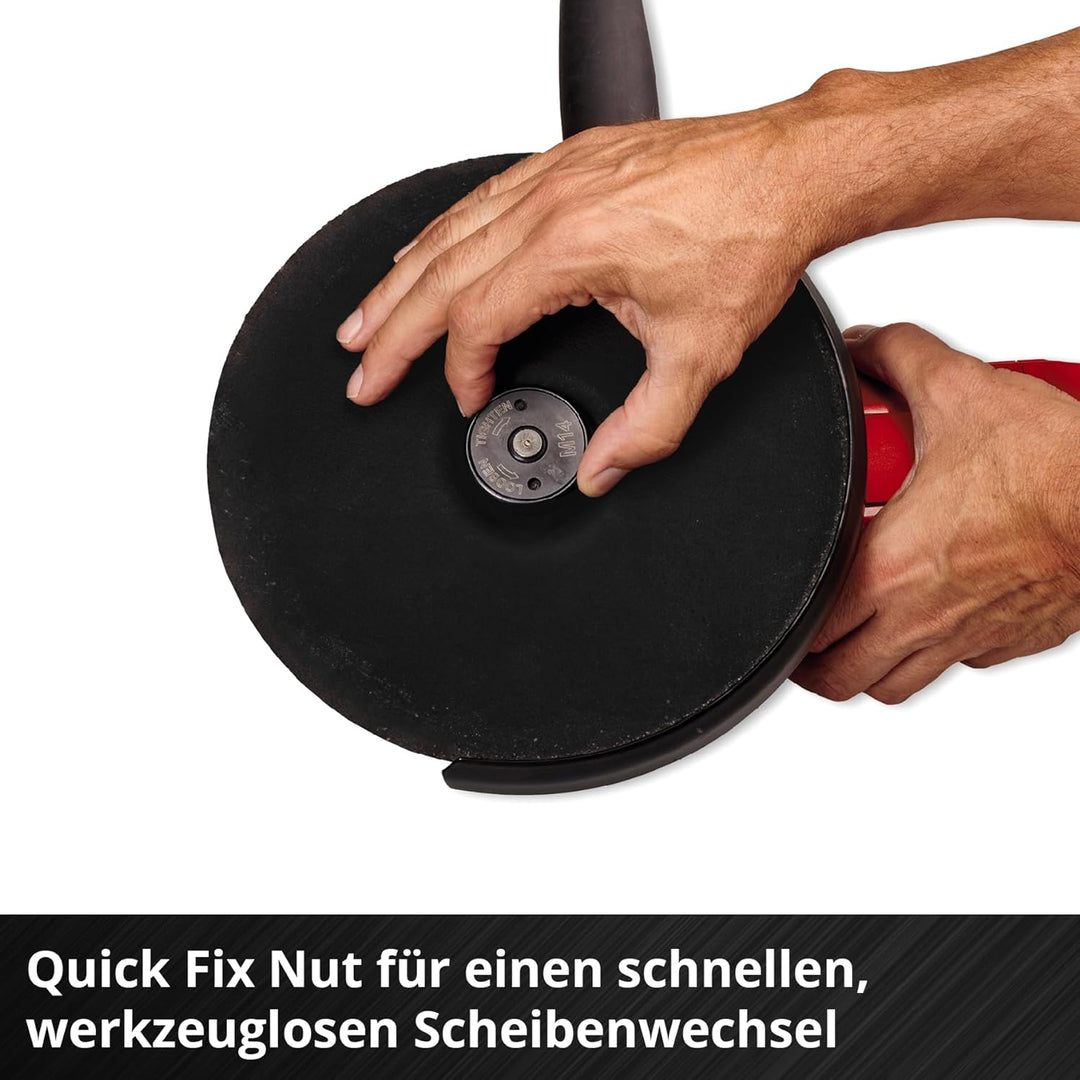 Einhell Professional Akku-Winkelschleifer AXXIO 36/230 Q Power X-Change (36 V, 230 mm Scheibendurchm