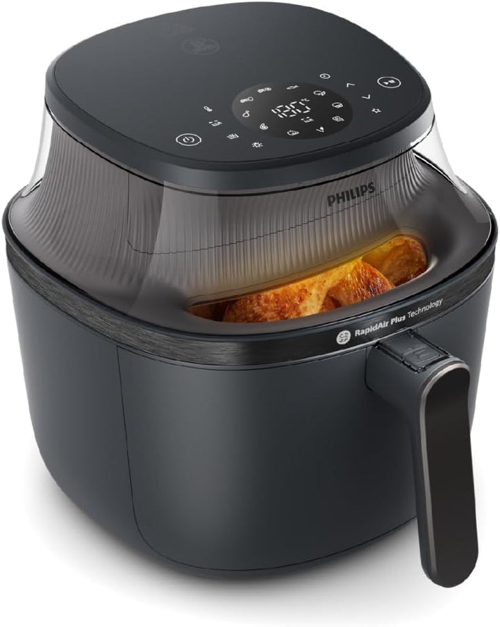 Philips Airfryer 3000 Series 4.2L, Sichtfenster, 16-in-1 Airfryer, RapidAir Plus Technologie, wenige