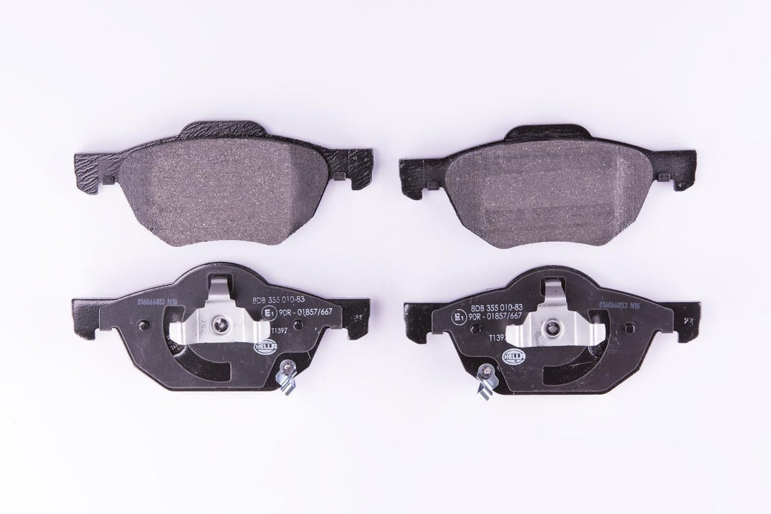 HELLA PAGID 8DB 355 010-831 Bremsbelagsatz - T1397 - Dicke/Stärke: 17mm - Bremssystem: Teves - mit a