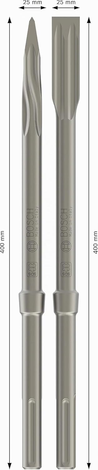 Bosch Professional 4tlg. Meissel Set SDS max (Zubehör Abbruchhammer)
