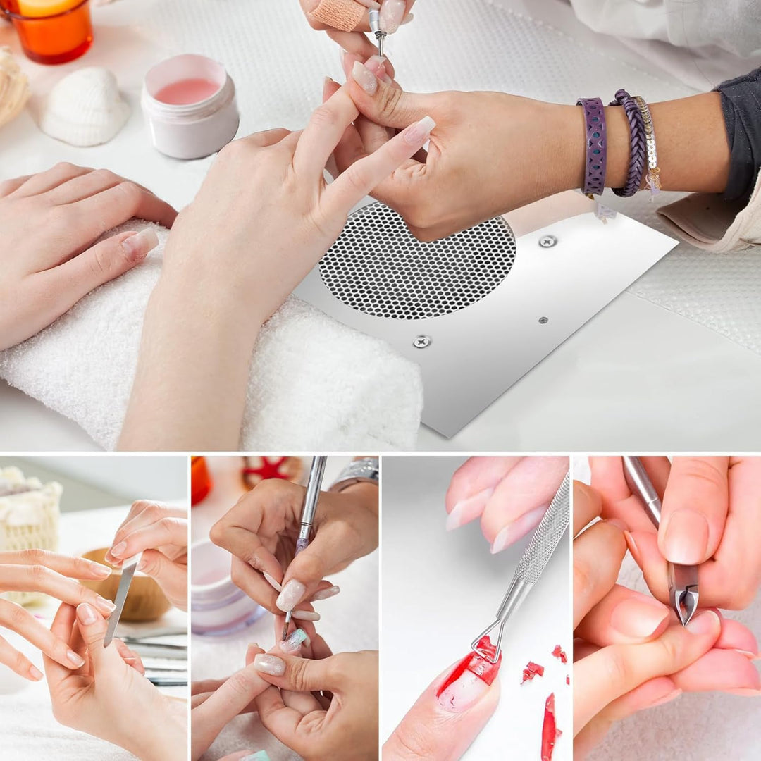 Nagelstaubabsauger Professioneller,Nagel Staubsammler Maschine, Leistungsstarker Nagelstaubsauger Ma