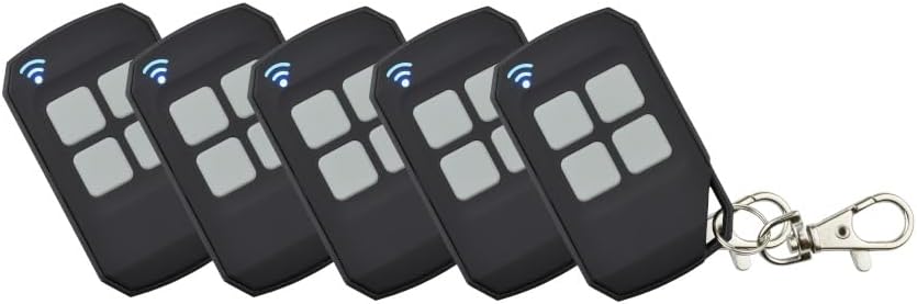 SCHARTEC® Universal Funkempfänger für Garagentorantrieb 5er Set Funk Empfänger 433 MHz mit 5 Handsen