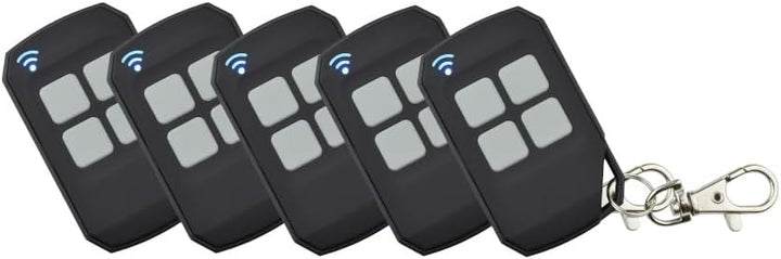 SCHARTEC® Universal Funkempfänger für Garagentorantrieb 5er Set Funk Empfänger 433 MHz mit 5 Handsen