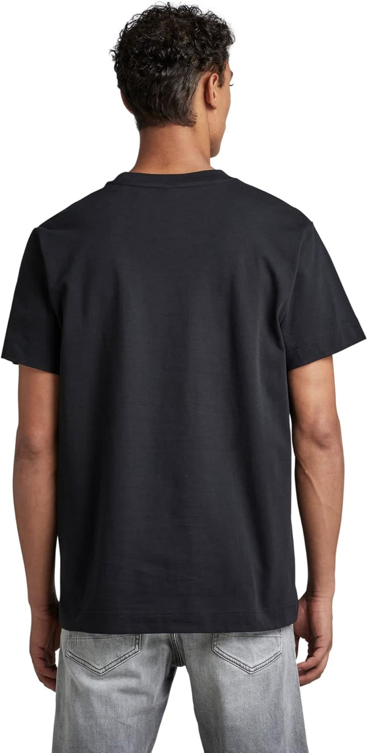 G-STAR RAW Herren Essential Loose T-Shirt XS Schwarz (Dk Black D22769-d347-6484), XS Schwarz (Dk Bla
