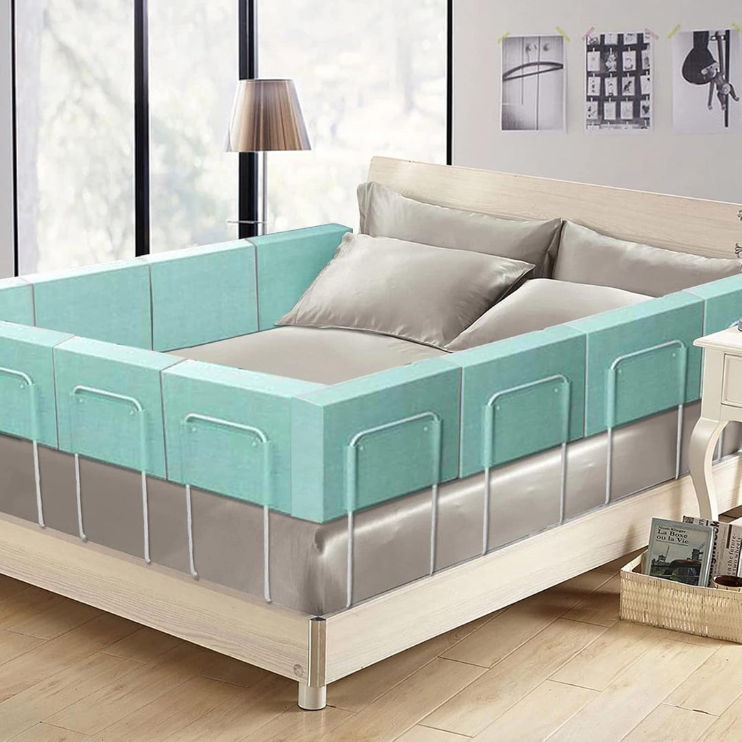 UISEBRT 3 Stück Bettgitter 50cm Rausfallschutz Bett, Bettschutzgitter für Kinder 5-Loch Höhenverstel