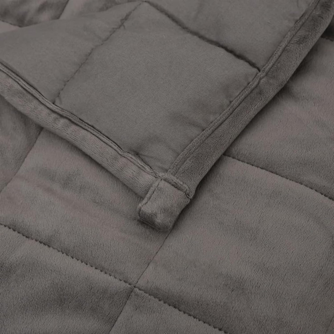 Homgoday Gewichtete Decke, Grau, 200 x 200 cm, 13 kg, Stoff, Möbel warme und bequeme Decke, hochwert