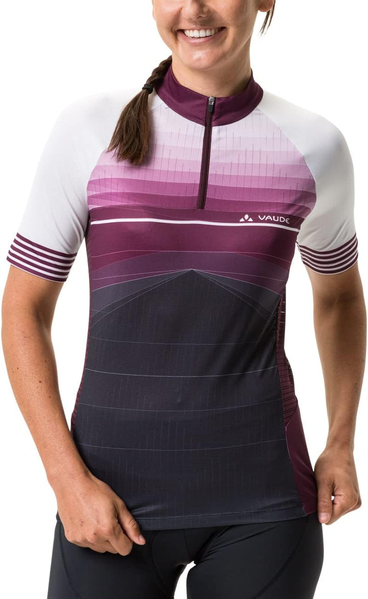 VAUDE Damen Women's Posta Hz Tricot Trikot 36 Cassis, 36 Cassis