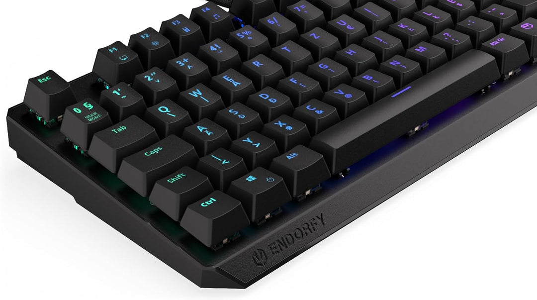 ENDORFY Thock TKL HU Red, Kailh Red Linear switches, TKL 80% Mechanical Keyboard, Hungarian Layout,
