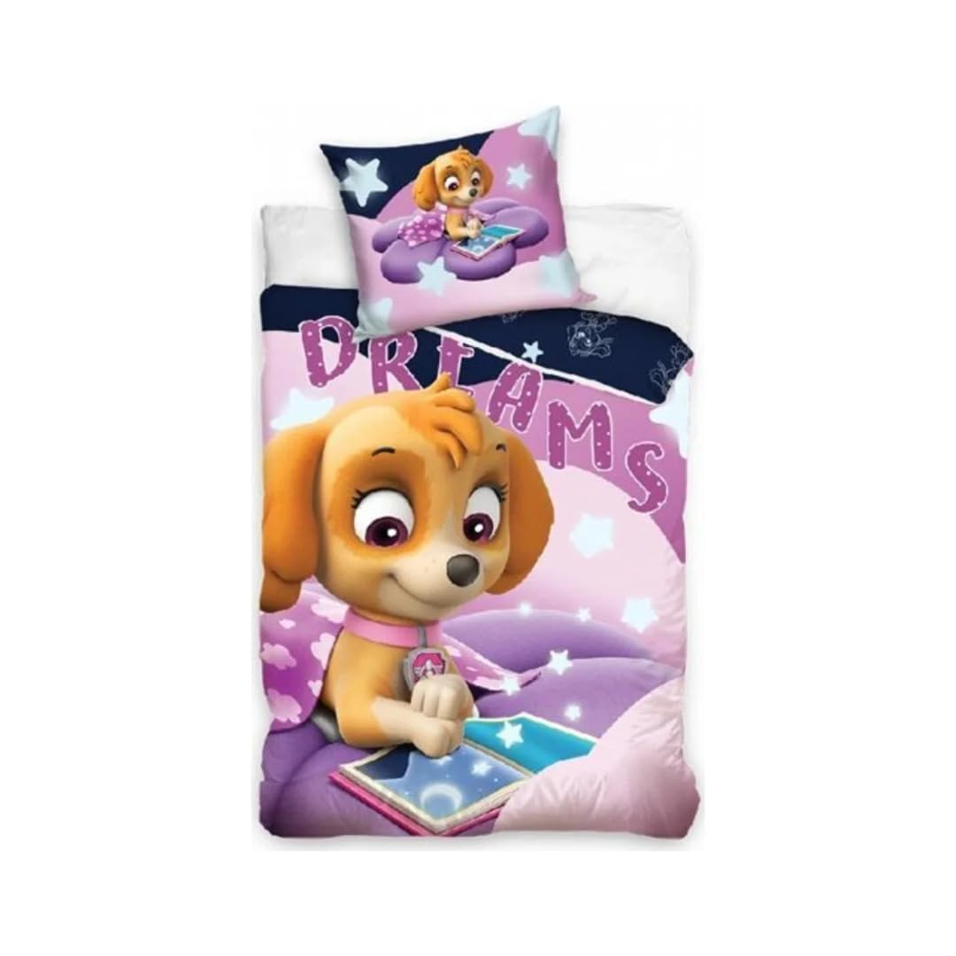 My sweety pop Bettwäsche – 2-teilig – für Kinder – Baby-Bettbezug – wendbar – 100 x 135 cm – Kissenb