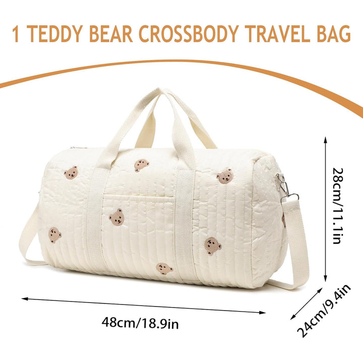 Grosse Wickeltasche Bag, Kompakte Baby Windeltasche & Reisetasche, Vielseitige Tragetasche mit Schul