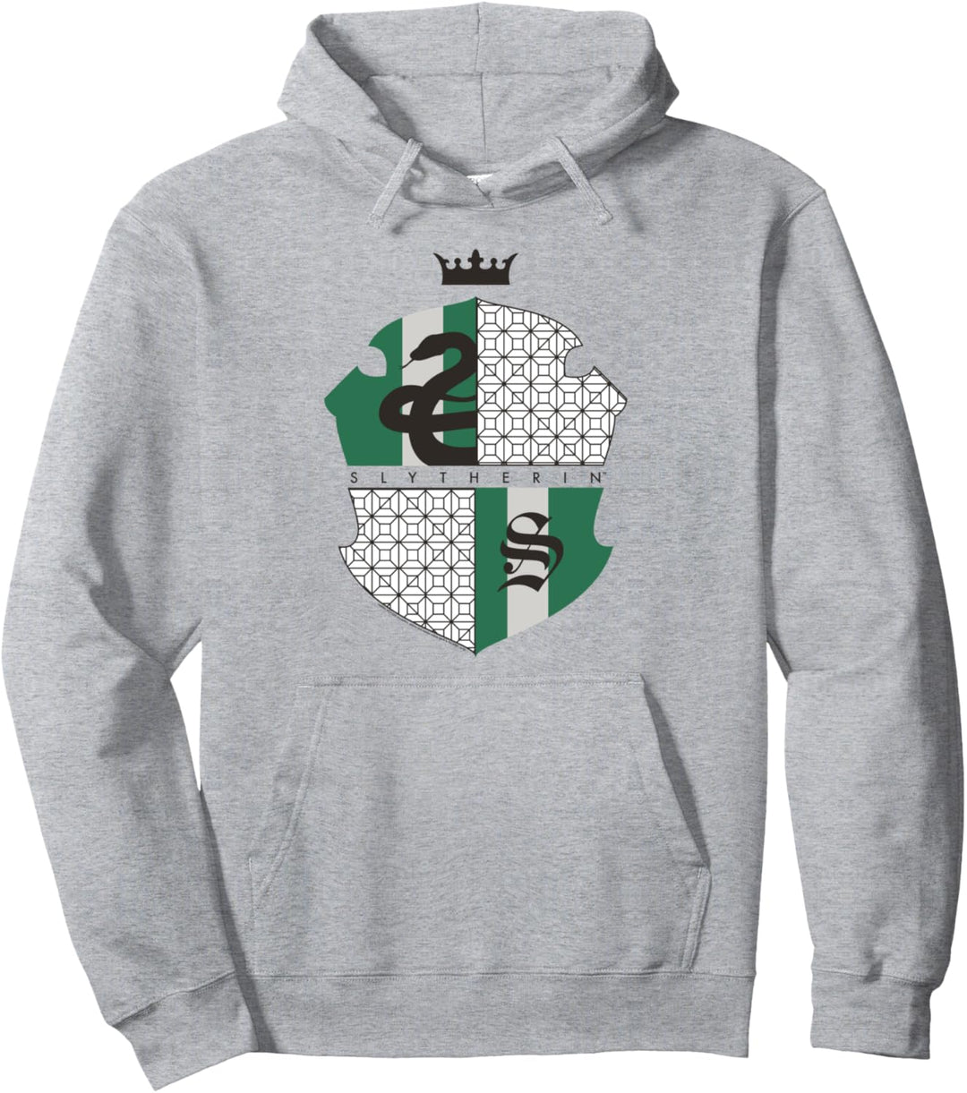 Harry Potter Slytherin Shield and Crown Pullover Hoodie