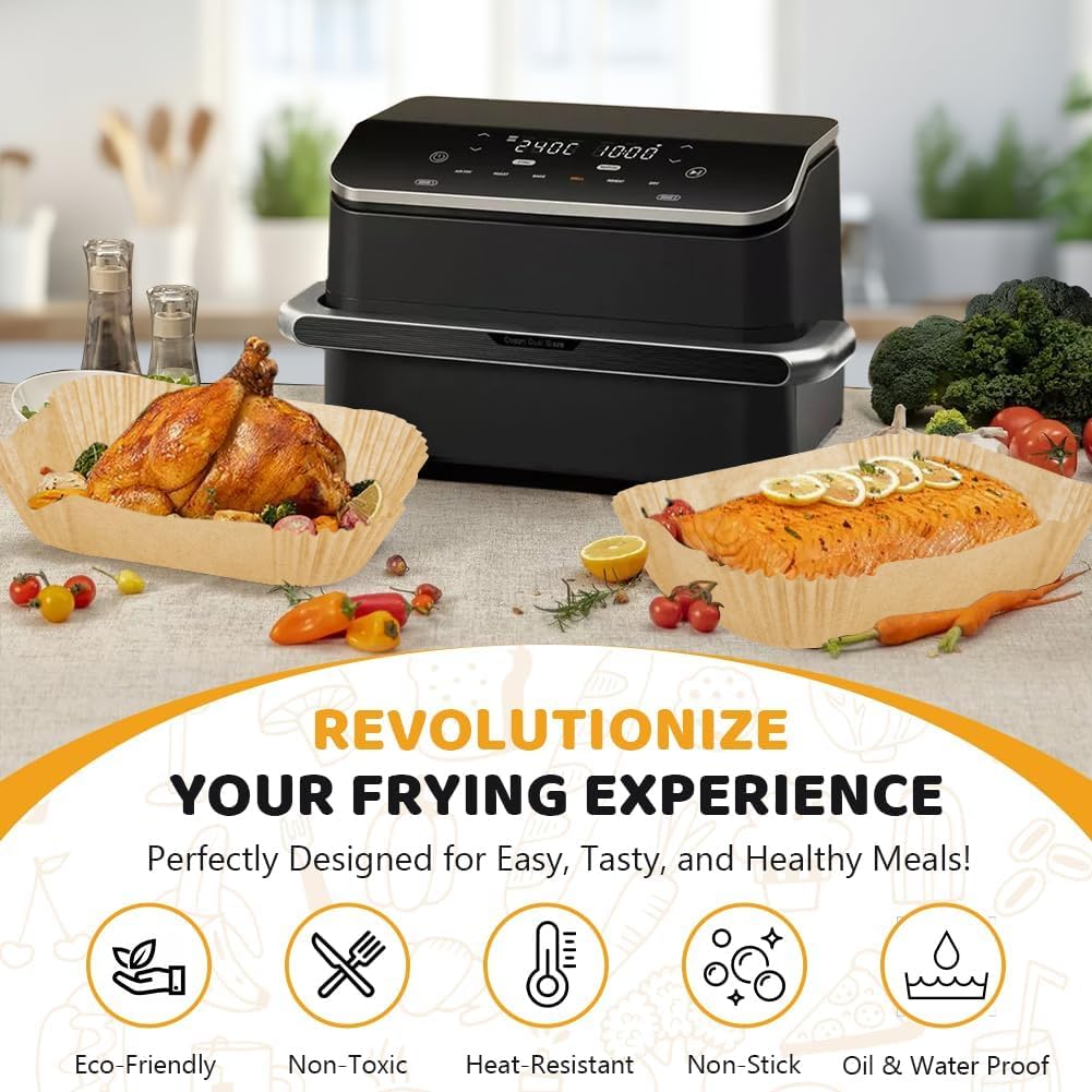 180 Stück Backpapier für Heissluftfritteuse Cosori 10l, Airfryer Backpapier Heissluftfritteuse für C