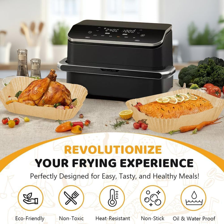 180 Stück Backpapier für Heissluftfritteuse Cosori 10l, Airfryer Backpapier Heissluftfritteuse für C