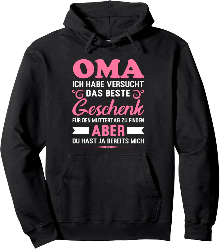 Oma Grossmutter Muttertag Geschenk Pullover Hoodie