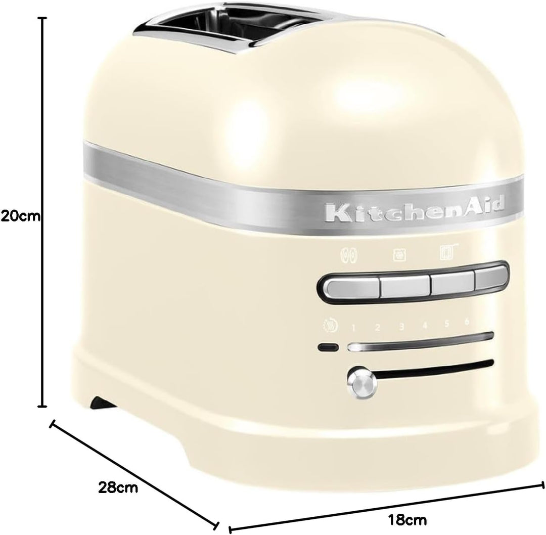 Kitchenaid 5KMT2204EAC Artisan -Toaster für 2 Scheiben, creme No Crème, No Crème