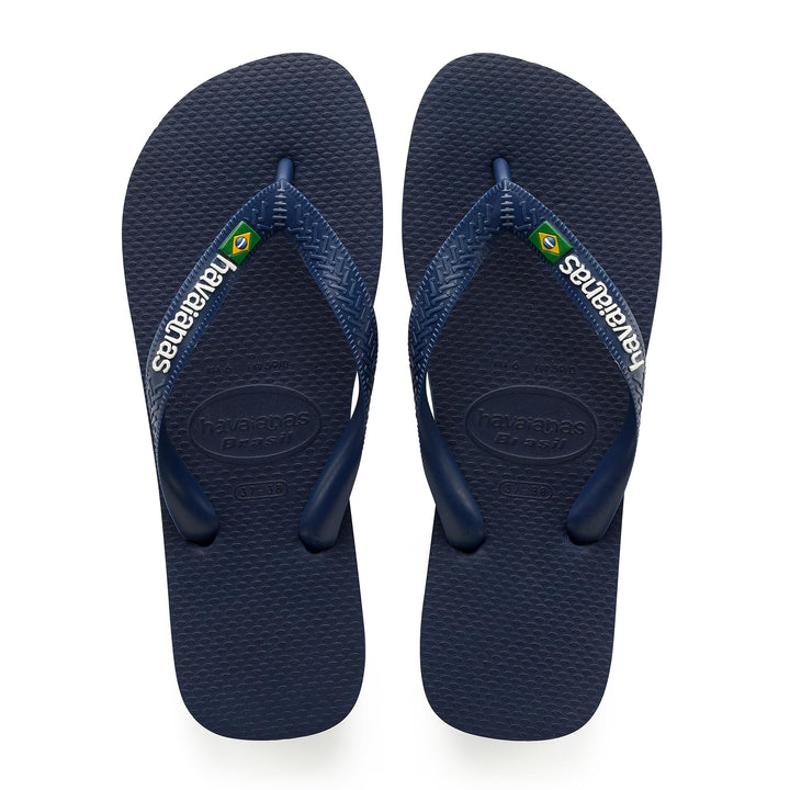 Havaianas - Brasil Logo, Iconic, Comfortable and Durable Flip-Flops, Straps with Brazilian Flag and