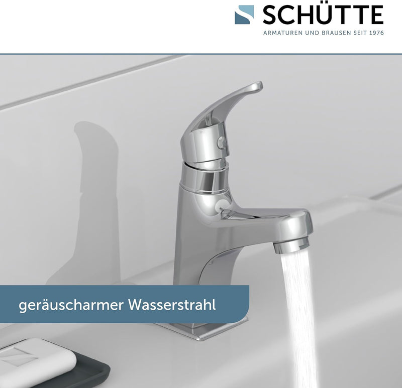 Schütte Kaltwasserhahn VICO, Armatur, Wasserhahn Bad nur für Kaltwasser, Standventil Chrom, 37958, V