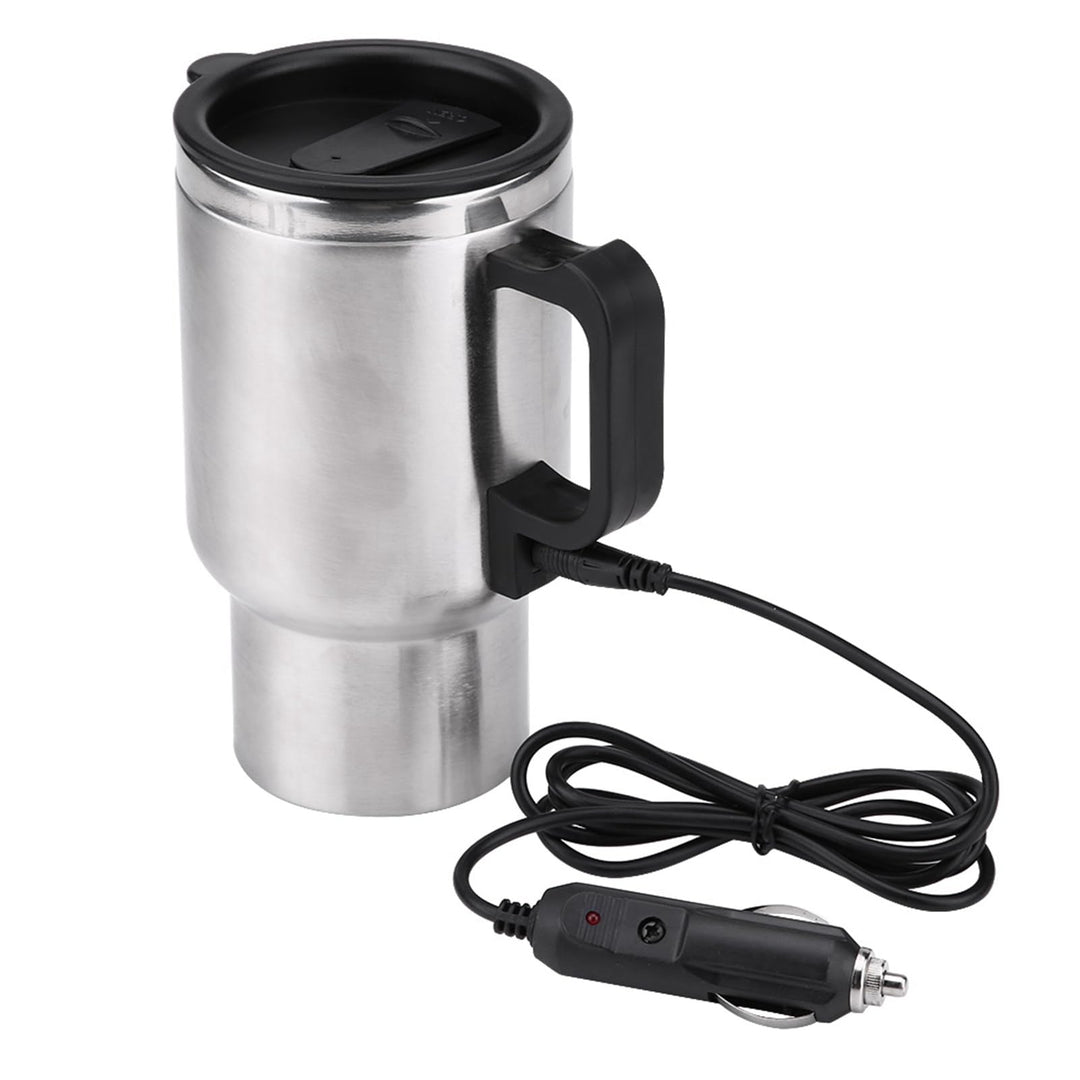 Gegong Auto Wasserkocher 450ml Reise & Camping Must-Have – 12V Schnellkochsystem mit Thermoskanne, Z