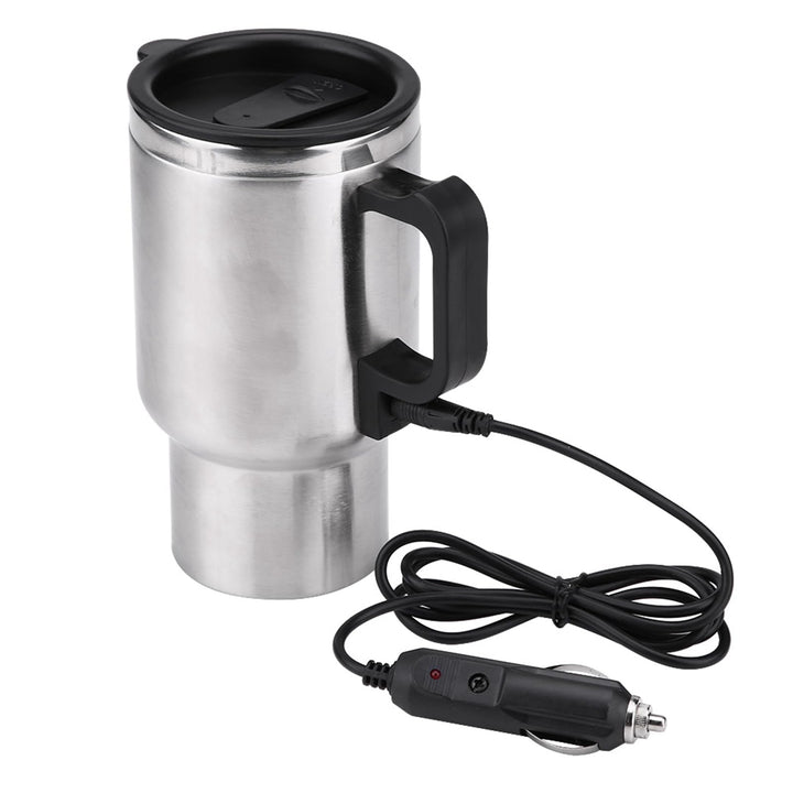 Gegong Auto Wasserkocher 450ml Reise & Camping Must-Have – 12V Schnellkochsystem mit Thermoskanne, Z