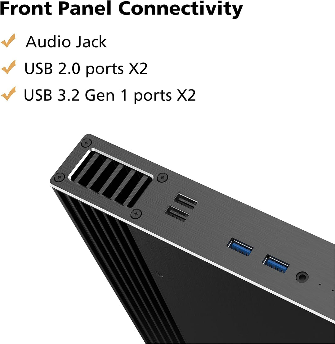 Akasa Plato WS, for Intel® NUC 13/12/11 Pro (Arena Canyon/Wall Street Canyon/Tiger Canyon), Aluminum