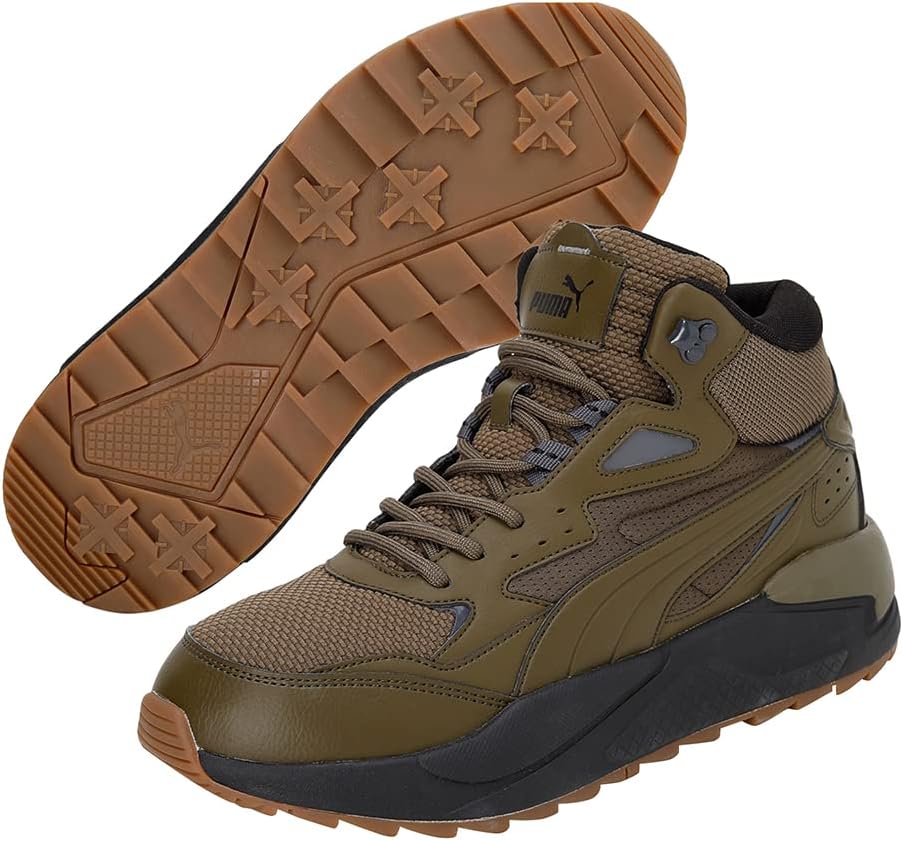 PUMA Unisex X-ray Speed Mid WTR Leichtathletik-Schuh 36 EU Olivgrün Deep Olive, 36 EU Olivgrün Deep