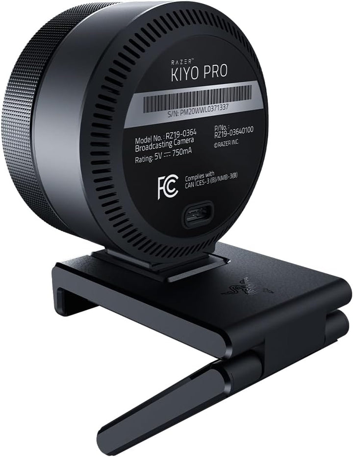 Razer Kiyo Pro - USB Streaming Kamera mit Hochleistungslichtsensor und Ständer (Webcam, Full HD Vide