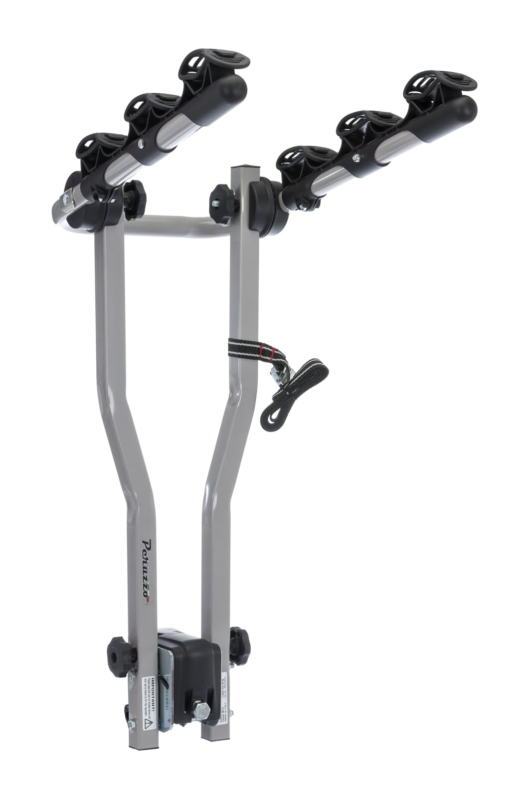 Peruzzo Arezzo Fahrradträger für 3 Fahrräder, Silber/Schwarz