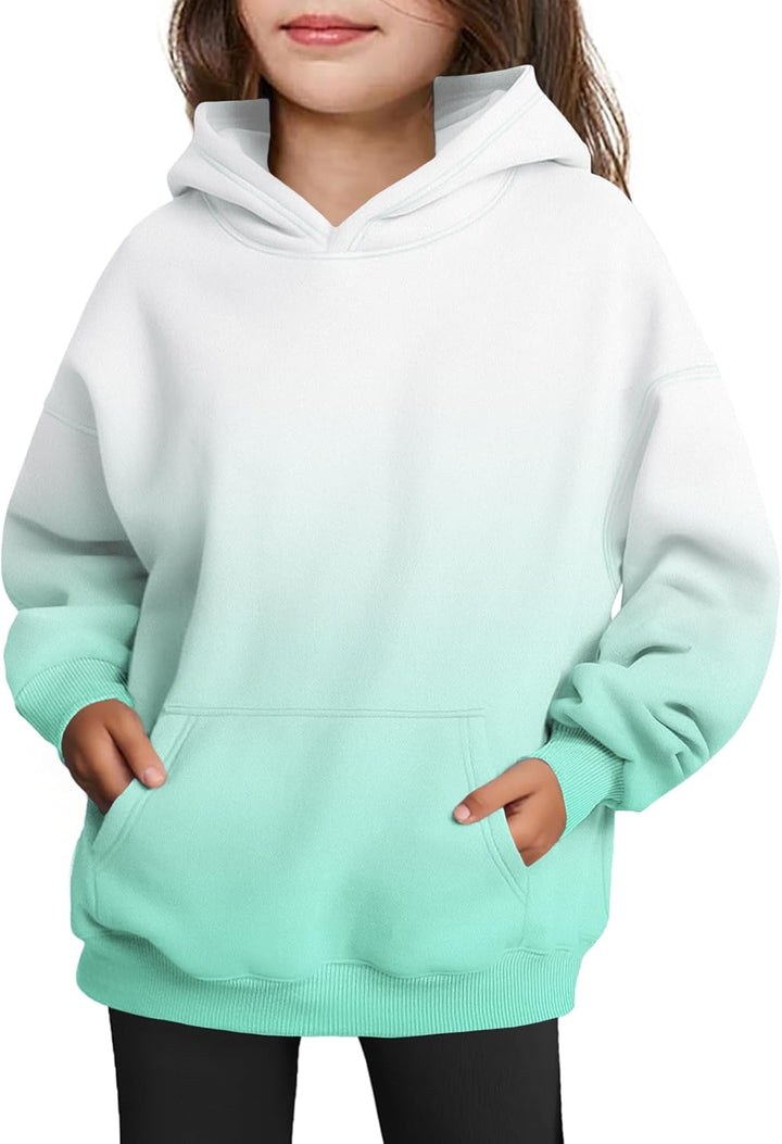 Arshiner Mädchen Kapuzenpullover Warm Fleece Kinder Hoodie Winter Pullover mit Tasche Sweatshirt für