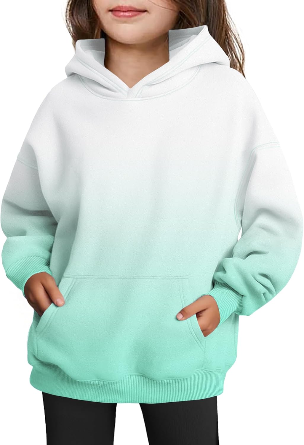 Arshiner Mädchen Kapuzenpullover Warm Fleece Kinder Hoodie Winter Pullover mit Tasche Sweatshirt für