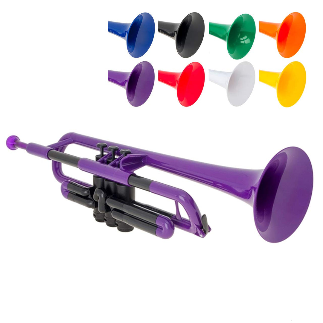 pTrumpet 700629 Trompete mit Tasche und Mundstück violett, violett