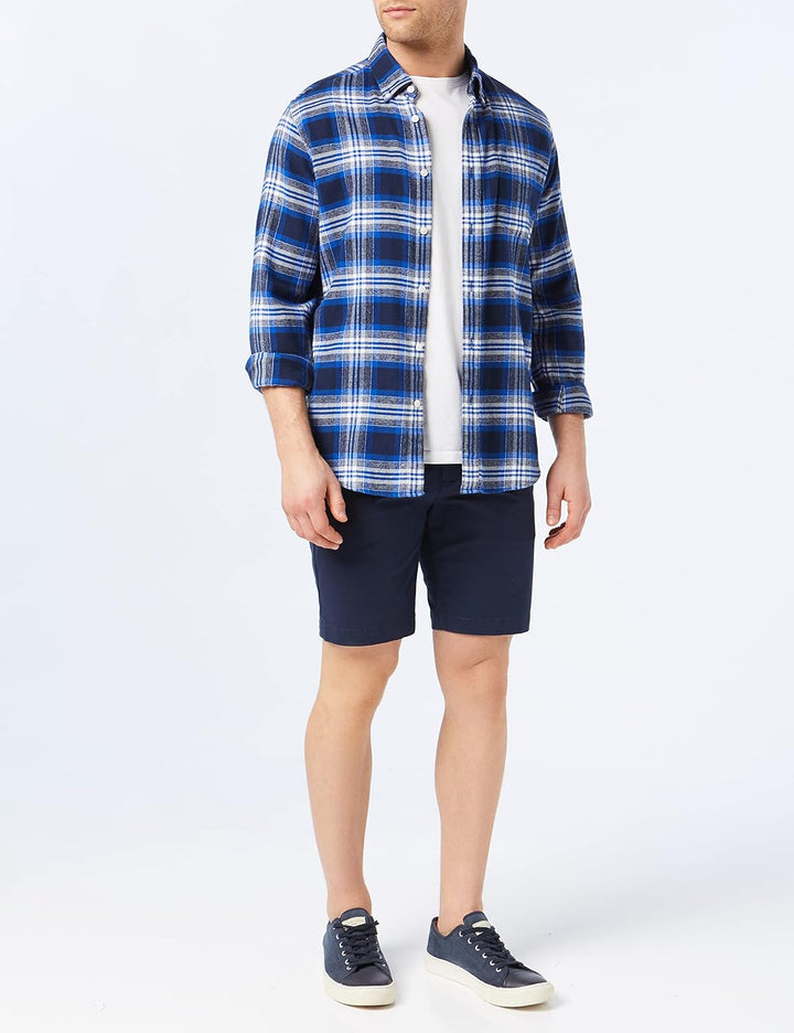 Dockers Herren Smart Supreme Flex Modern Chino Short Hose 28 Navy Blazer, 28 Navy Blazer