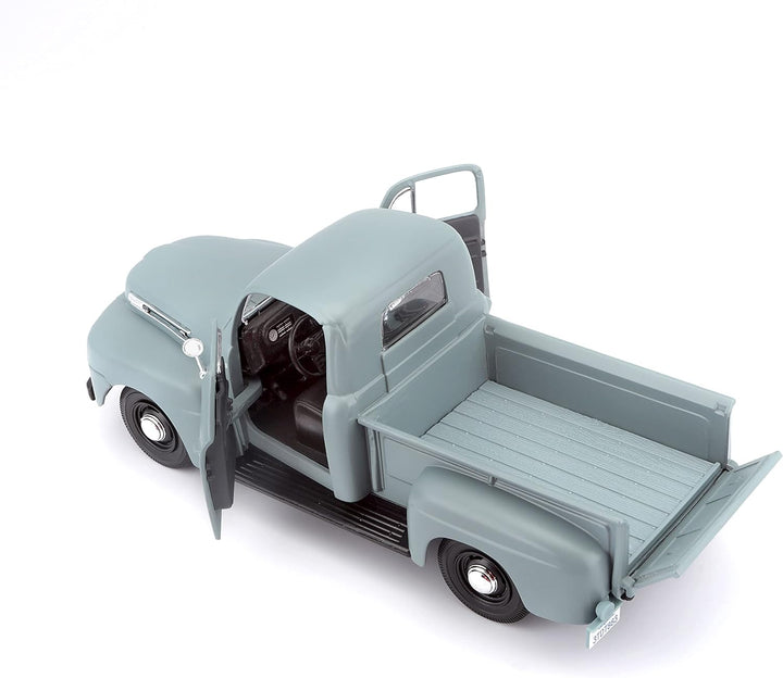 Maisto Ford F1 Pickup (1948): Modellauto im Massstab 1:25, Türen und Heckklappe zum Öffnen, 20 cm, r