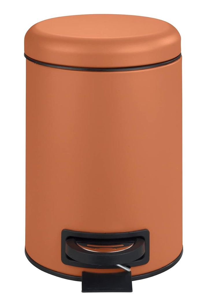 WENKO Treteimer Mod. Leman, 3 Liter, mit herausnehmbarem Einsatz, aus lackiertem Stahl, 17 x 25 x 22