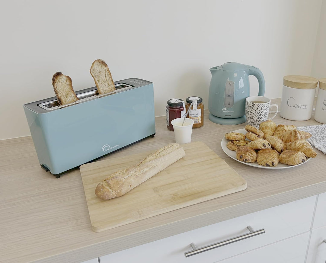 LITTLE BALANCE 8830 Happy Toast, Toaster, 1 langer Schlitz, 1 Baguettescheibe, Thermostat mit 7 Posi