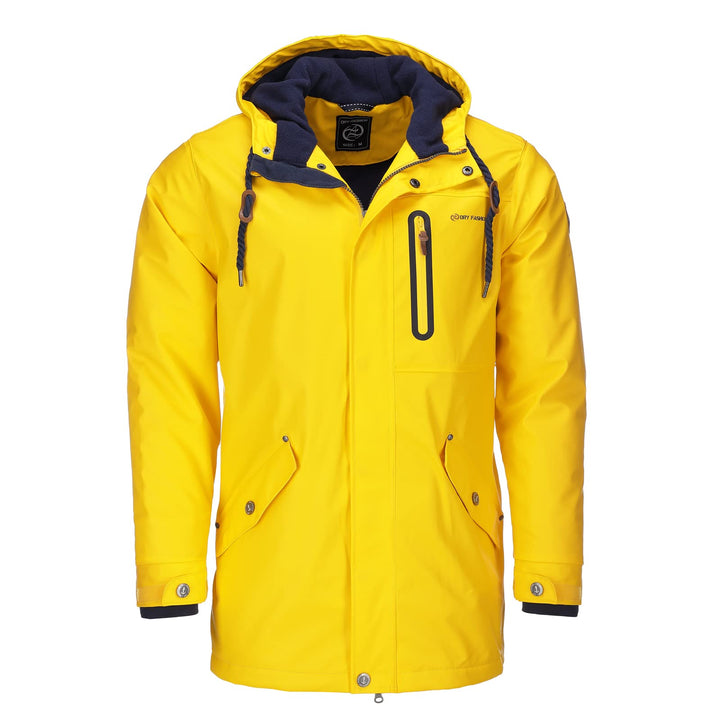 Dry Fashion Herren Regenjacke Bergen - Herrenjacke Regenmantel Männer Jacke Gefüttert Winddicht Wass
